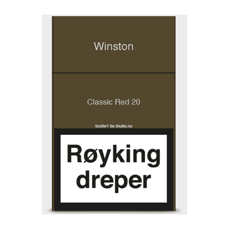 Winston Classic Red, Sigaretter 20p